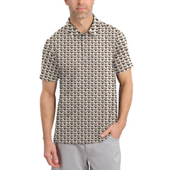 Maxcorners American golf shirt, USA Golf Shirts For Golfer, Pattern Golf Shirt, Men Golf Gift