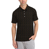 Maxcorners Crazy Pattern Golf Shirt, Halloween Golf Shirt For Golfer, Funny Golf Shirt For Men