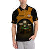 Maxcorners Personalized Name Poker Shirt, I Raise I Call I Fold Polos, Funny Poker T-Shirts For PlayersLM1009