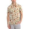 Maxcorners Jesus And Golf Is My Therapy Shirt, Pattern Golf Shirt, Jesus Golf Polos For Men