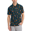 Maxcorners Pattern Golf Shirt, Christmas Golf Shirt, Funny Golf And Beer Shirt, Golf Gift For Men