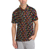 Maxcorners Cancer Survivor Shirt, Cancer Awareness Polos, Pattern Golf Shirt For Golfer