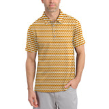 Maxcorners Funny Pattern Golf Shirt, Golf And Beer Shirt For Golfer, Golf Gift For Men
