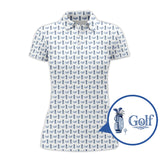 Maxcorners Pattern Golf Shirt, Toile De Jouy Shirt, Funny Golf Shirt For Men, Golf Gift For Golfer