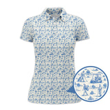 Maxcorners Crazy Golf Shirt For Men, Funny Pattern Golf Shirt, Golf Gift For Golfer