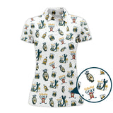 Maxcorners Whiskey Golf Shirt, Pattern Golf Polos For Men's, Golf Gift For Golfers