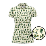 Maxcorners Bigfoot Golf Shirt For Men, Funny Golf Shirts, Pattern Golf Gift For Golfers