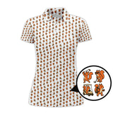 Maxcorners Pattern Golf Shirt, Squirrel Golf Shirt, Funny Golf Shirt For Men
