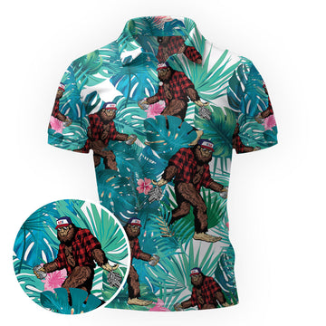 Maxcorners Bigfoot's Jungle Juice Golf Polo Shirt