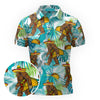 Maxcorners Cinco De Mayo Bigfoot Golf Polo Shirt