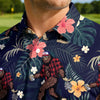 Maxcorners Bigfoot’s Hawaiian Adventure Golf Polo Shirt