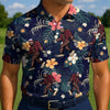 Maxcorners Bigfoot’s Hawaiian Adventure Golf Polo Shirt