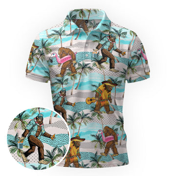 Maxcorners Bigfoot’s Beach Party Golf Polo Shirt