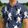 Maxcorners Sasquatch Swing Society Golf Polo Shirt