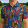 Maxcorners Bigfoot’s Independence Swing Golf Polo Shirt