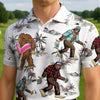 Maxcorners Bigfoots Beach Party Golf Polo Shirt