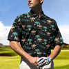 Maxcorners Rainbow Rider Sasquatch Golf Polo Shirt