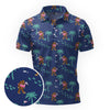 Maxcorners Sasquatch Pool Party Golf Polo Shirt