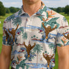 Maxcorners Sasquatch Surfs the Beast Golf Polo Shirt