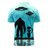 Maxcorners Sasquatch Alien Summit Golf Polo Shirt