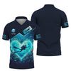 Maxcorners Scuba Diving With Ocean Heart Custom Name 3D Shirt Personalized Gift For Diver Lovers LM2111