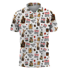 Maxcorners Men's "Dogs Playing Poker" Shirts Funny Pattern In Poker Club - Poker T Shirts Gift for HimLM1009