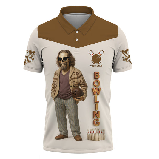 Maxcorners Big Lebowski Custom Bowling Shirt – Team Jersey for Bowling Club Players LM0509