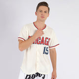Maxcorners Custom Cream Red-Royal Premium American Flag Fashion Baseball Jersey LM0210