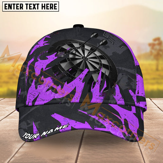 Maxcorners Darts Thunder Multicolor Option Personalized Name 3D Cap