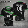 Maxcorners Volleyball Color Options Personalized Name 3D V-neck T-Shirt