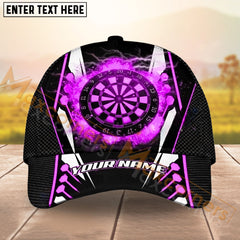 Maxcorners Darts Thunder Multicolor Option Personalized Name 3D Cap