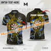 Maxcorners Darts Thunder Mutilcolor Options Personalized Name, Team Name 3D Polo Shirt