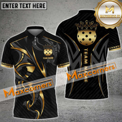 Maxcorners Pickleball Multicolor Premium Pattern  Personalized Name, Team Name 3D Shirt