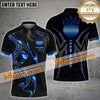 Maxcorners Customized Name Golf Crown Premium Ball Pattern Multicolor Option 3D Polo Shirt