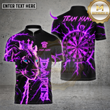 Maxcorners Darts Shirt Lion Style Multioptions Personalized Name, Team Name Unisex 3D Shirt