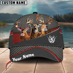 Maxcorners Deer Hunting Metal Multicolor Pattern Personalized Cap