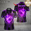 Maxcorners Bowling Multicolor Options Personalized Name, Team Name Unisex 3D Shirt