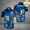 Maxcorners Darts Cute Gothic Bear Neon Multicolor Options Personalized Name, Team Name Unisex 3D Shirt