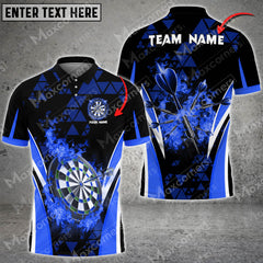 Maxcorners Darts Flame Color Options Personalized Name, Team Name 3D Shirt
