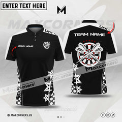Maxcorners Darts Basic Color Options Custom Name, Team Name Unisex 3D Shirt
