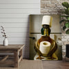 Maxcorners Funny Duck Bathroom Canvas Wall Art – Rustic Toilet Canvas for Cabin, Lodge & Man Cave Decor