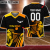 Maxcorners Volleyball Player Color Options Personalized 3D V-neck T-Shirt