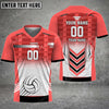 Maxcorners Volleyball  Color Options Custom Name V-neck T-Shirt