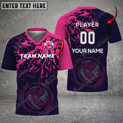 Maxcorners Volleyball  Color Options  V-neck T-Shirt