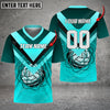 Maxcorners Volleyball Color Options Personalized Name V-neck T-Shirt
