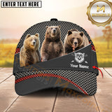 Maxcorners Hunting Style Metal Mesh Cap Personalized Name 3D Cap