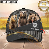 Maxcorners Hunting Style Metal Mesh Cap Personalized Name 3D Cap