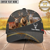 Maxcorners Hunting Style Metal Mesh Cap Personalized Name 3D Cap