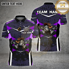 Maxcorners Billiards Cowboy Gunslinger 8 Ball Multicolor Options Personalized Name, Team Name Unisex 3D Shirt