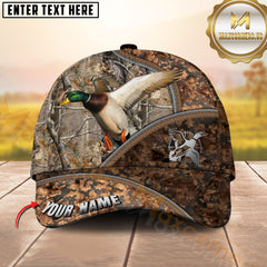 Maxcorners Hunting Grass Brown Camo Zipper Style 3D Personalized Name 3D Cap (Deer/Moose/Boar/Bear)